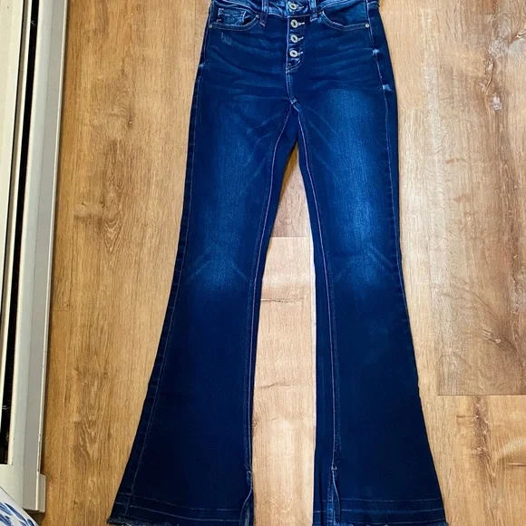 KanCan High Rise Dark Blue Jeans - Picture 2 of 6